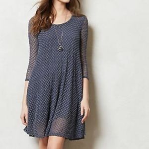 Anthropologie semi sheer shirt dress by LILKA
